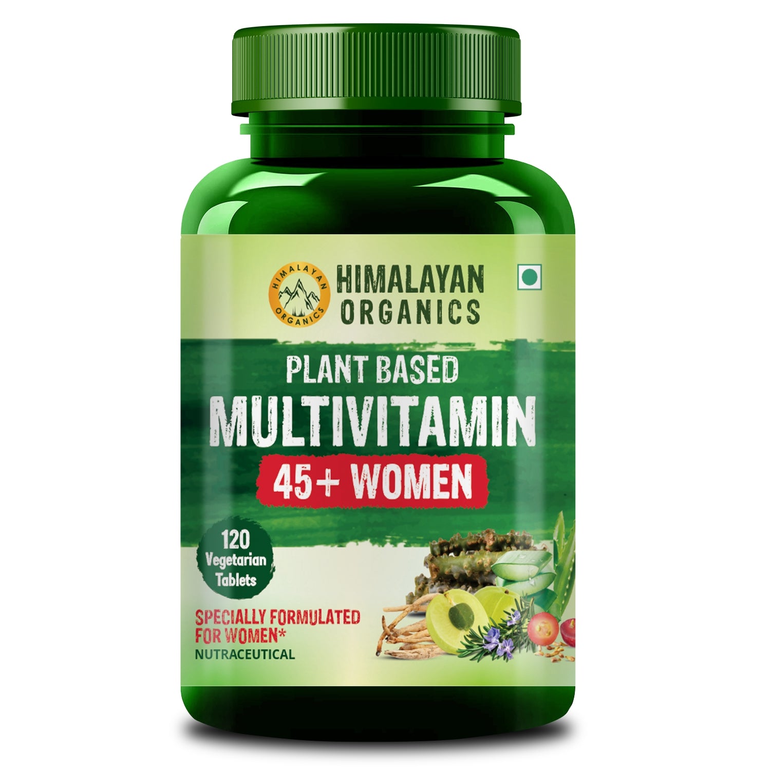 Himalayan Organics Plant based Multivitamin Women Bottle of 120 Tablets Tablet