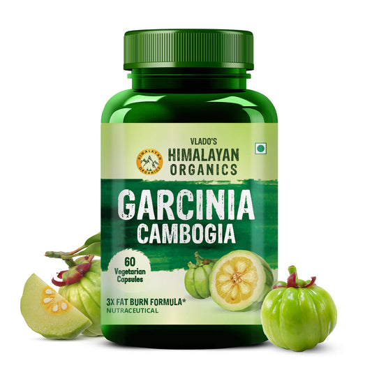 Vlado's Himalayan Organics Garcinia Cambogia Supplement for Weight Management - 60 Veg Capsules