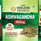 Vlado's Himalayan Organics Ashwagandha 1000mg / Serve for Anxiety Stress Relief & Endurance - 120 Veg Capsules