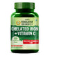 Vlado's Himalayan Organics Chelated Iron with Vitamin C Supplement - 100 Veg Tablets