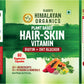 Vlado's Himalayan Organics Plant-Based Hair Skin vitamin with Pure Biotin And DHT Blocker - For Men And Women - 60 Veg Capsules