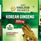 Vlado's Himalayan Organics Korean Red Ginseng 800mg/Serve - 60 Veg Capsules