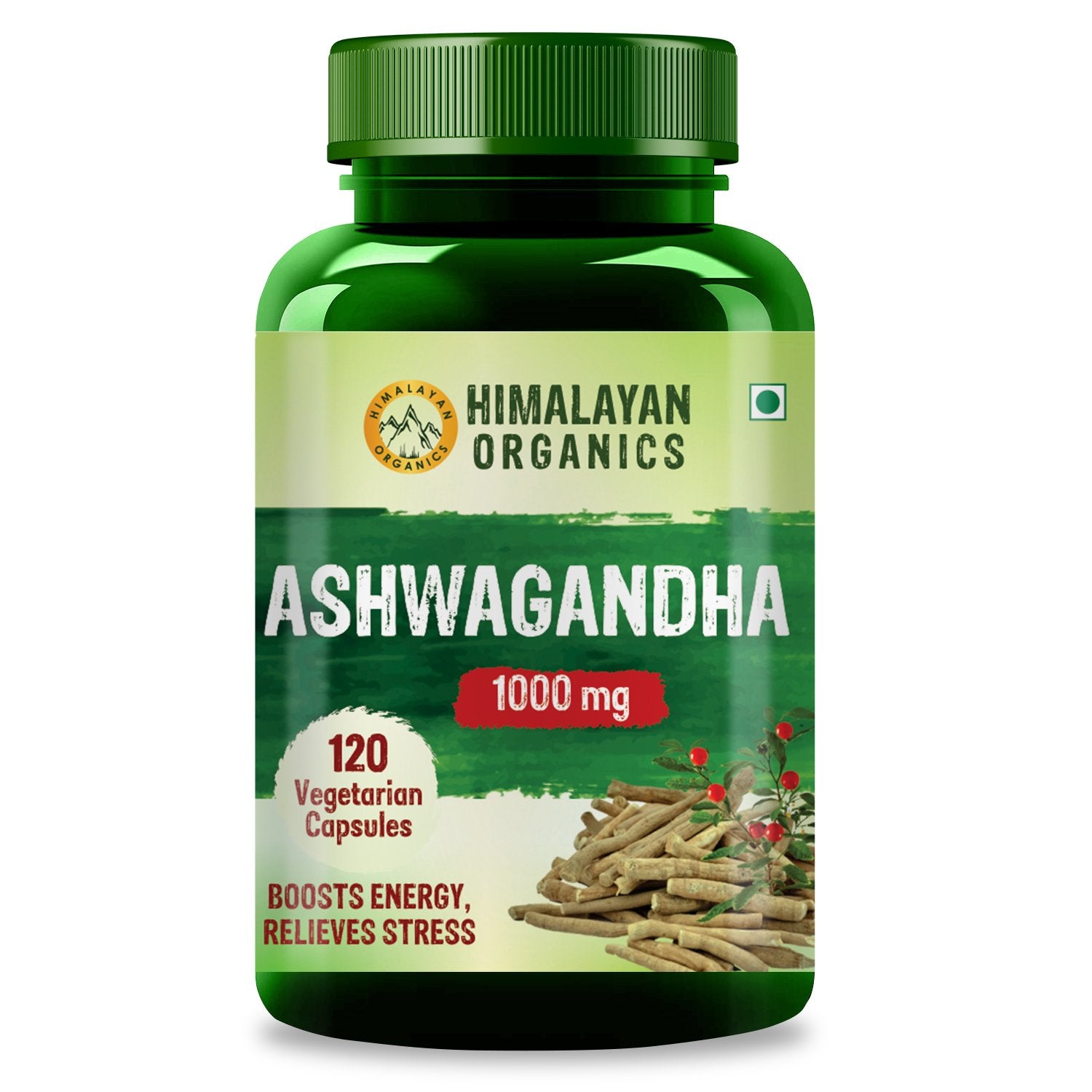 Vlado's Himalayan Organics Combo Pack of Korean Red Ginseng (100 Capsules) & Ashwagandha  (120 Capsules) - For Better Sleep, Relaxation & Performance